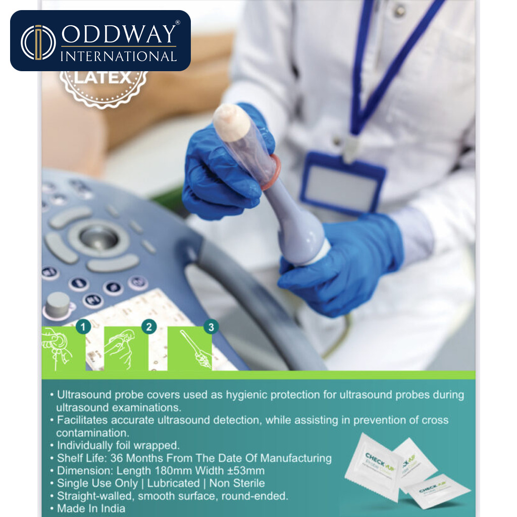 Check Up Ultrasound Probe Cover wholesale packaging view for distributors
