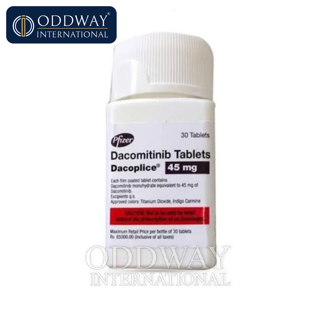 Suporte de disponibilidade de genérico do Comprimido Dacoplice Dacomitinib