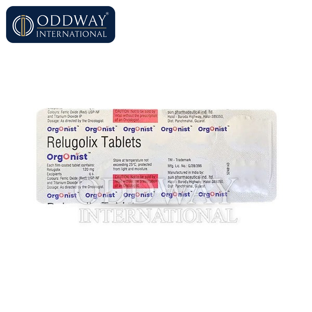 Relugolix cost planning for global medicine supply and logistics