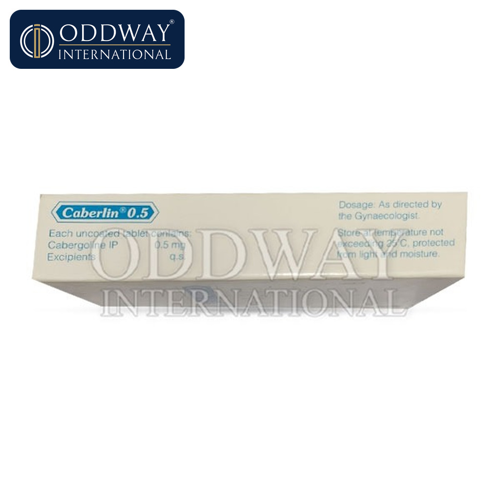 Bulk Caberlin Cabergoline 0.5 mg Tablets for institutional buyers