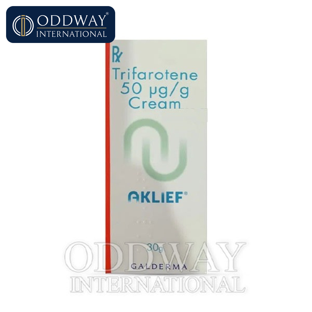 Aklief Cream Trifarotene 50mcg supplier for hospitals and importers