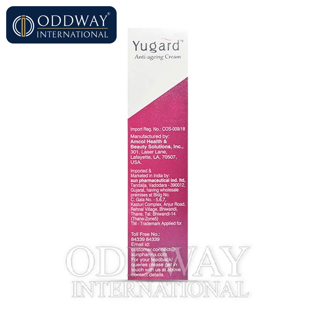 Yugard Anti-Ageing Cream exporter for international markets