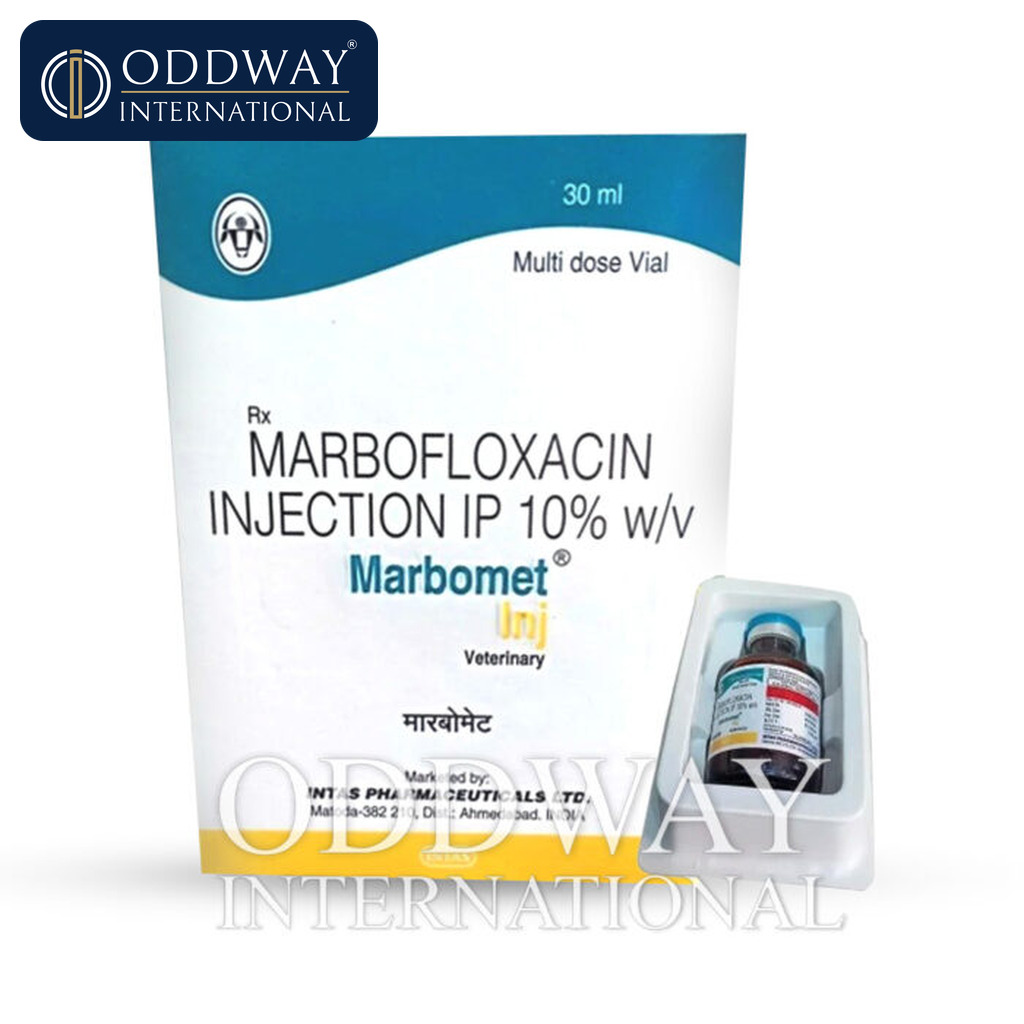 Marbofloxacin 100mg injection supplier from India for veterinary buyers