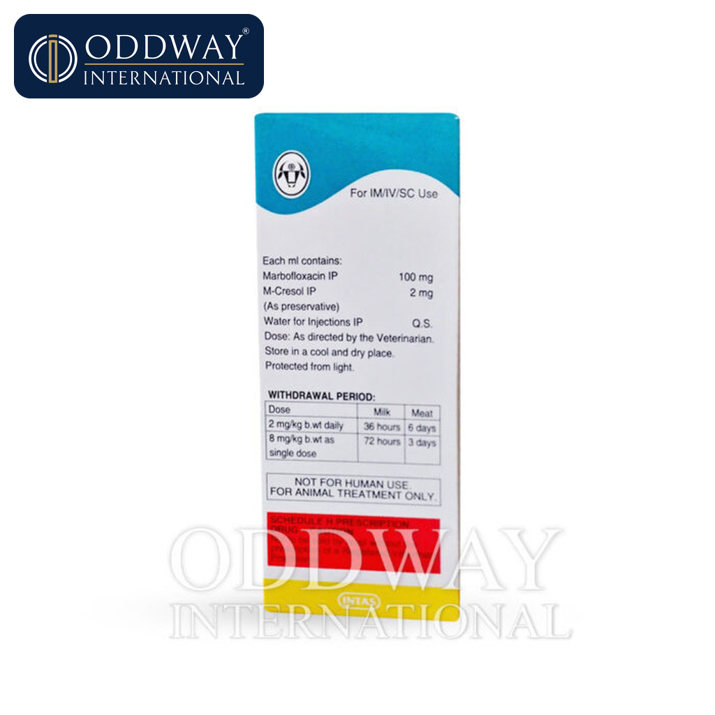 Marbofloxacin 100mg Injection wholesale order for clinics and distributors