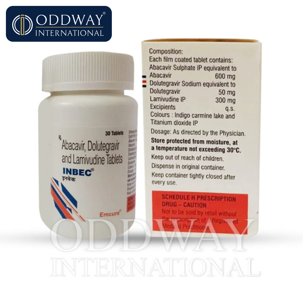 Inbec abacavir dolutegravir lamivudine tablets export procurement