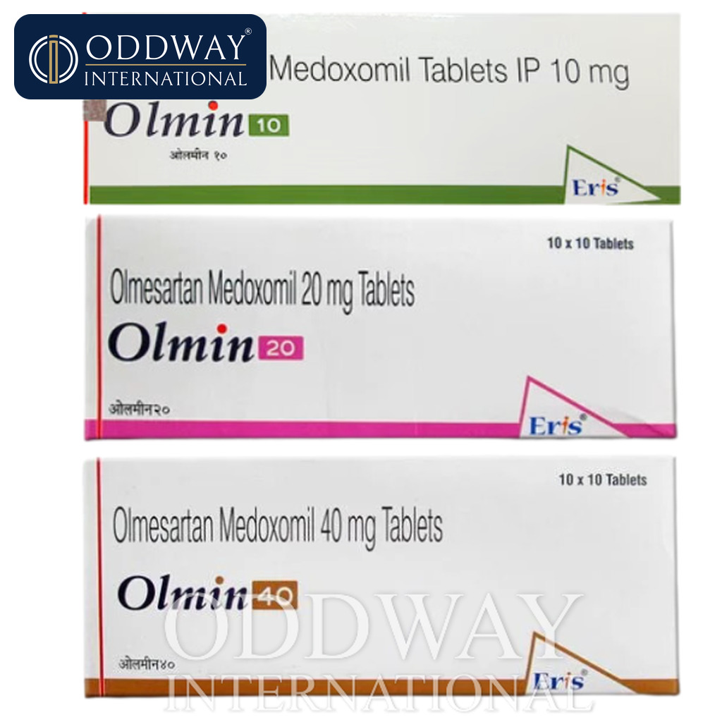 Olmesartan medoxomil 40 mg tablet supplier for hospitals and importers