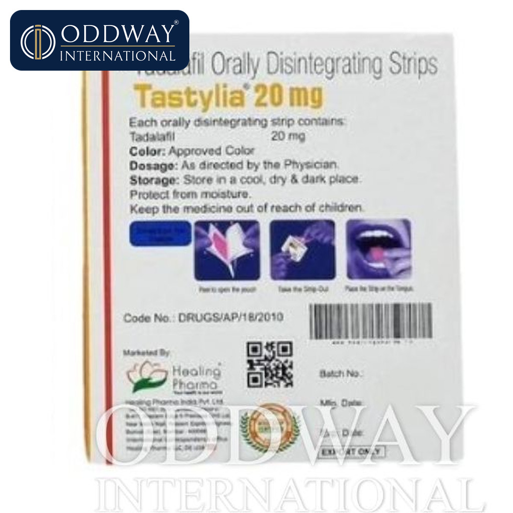 Tastylia 20 mg Strip generic supply coordination