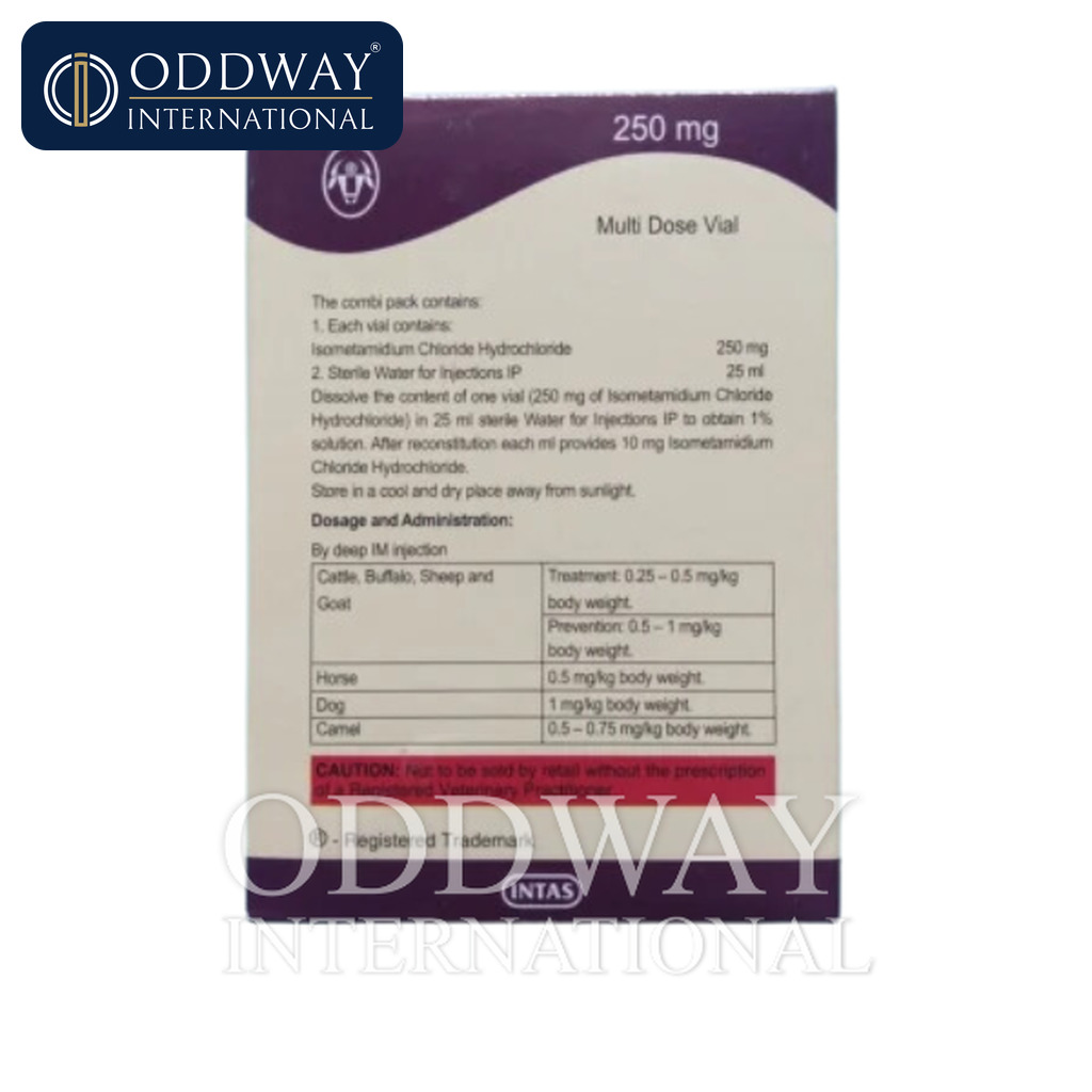 Isometamidium Chloride Injection exporter packing for global dispatch