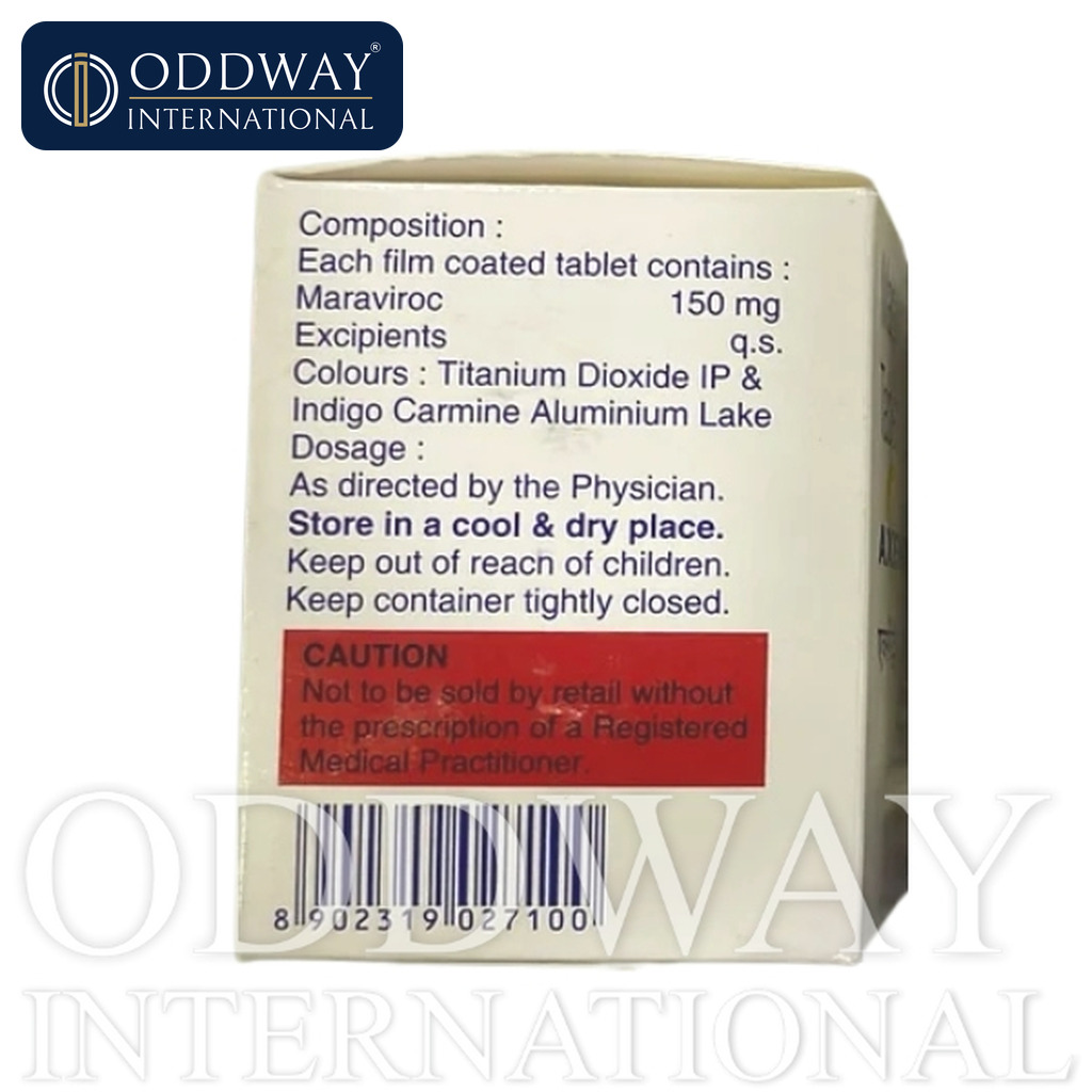 Bulk Maraviroc 150 mg Tablet procurement support