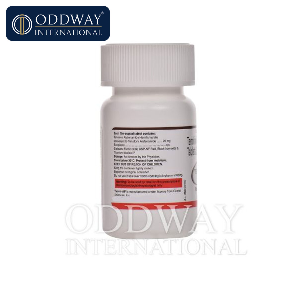 병원 및 유통업체를 위한 대량 Tenvir AF 25 mg 조달