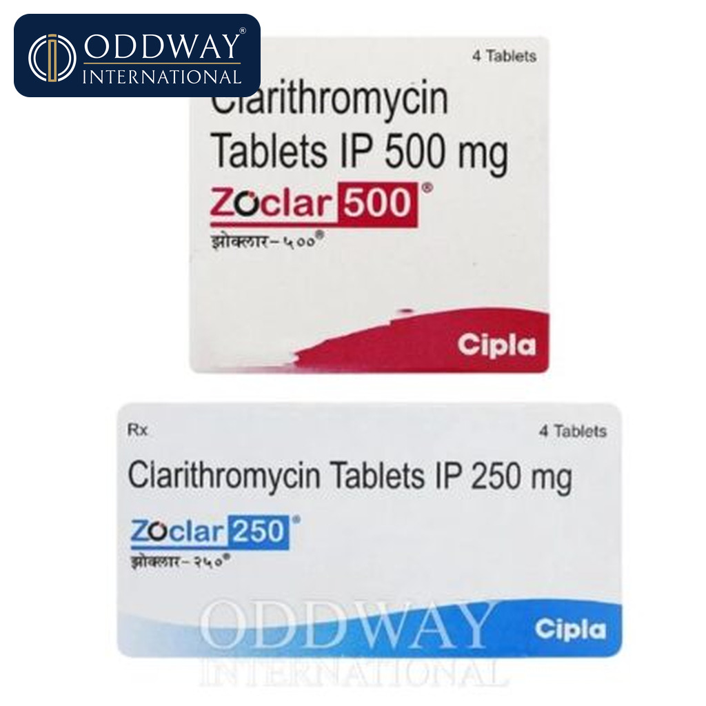 Suministro de exportación mayorista de Comprimidos de Claritromicina 500mg/250mg