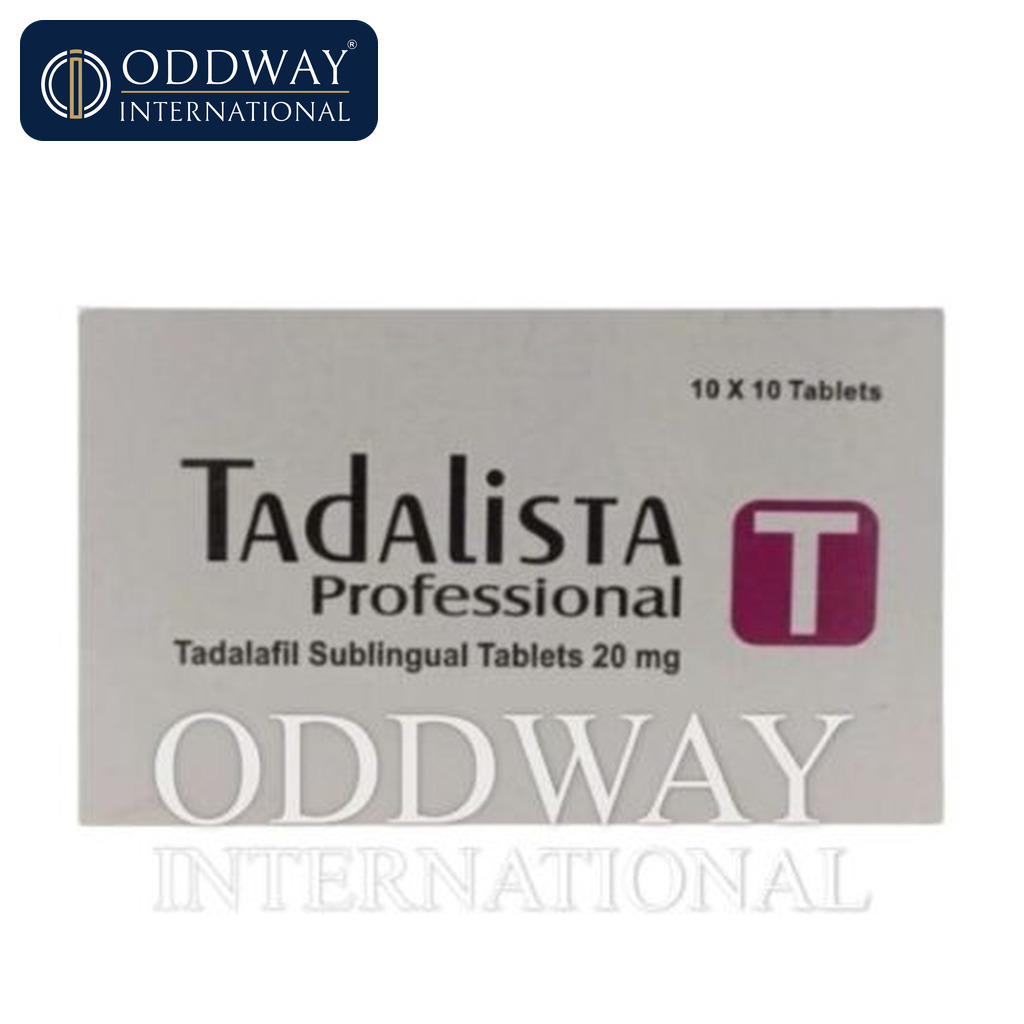Tadalista Professional 20 mg sublingual tablet for wholesale export procurement