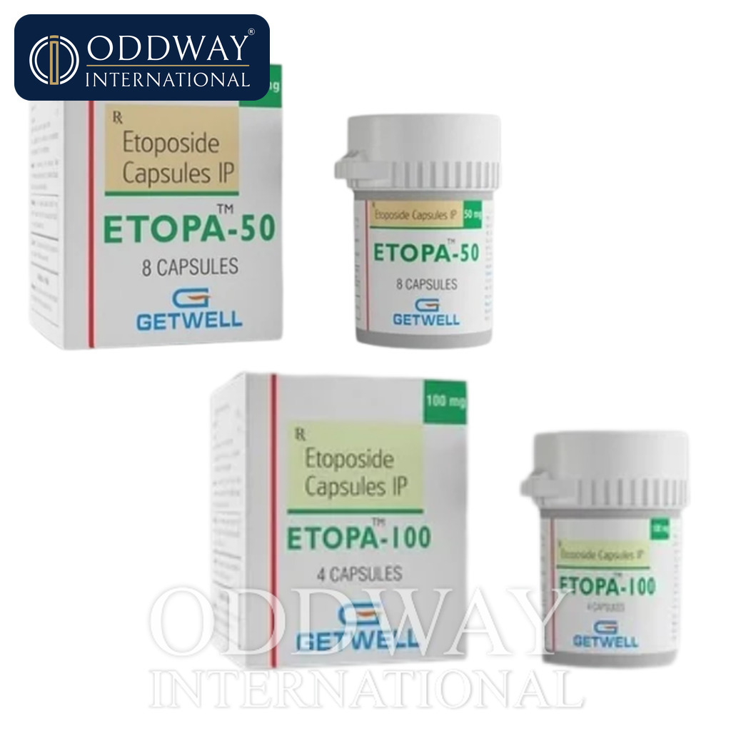 Apoyo para la compra al por mayor de Cápsula de Etopósido 50 mg