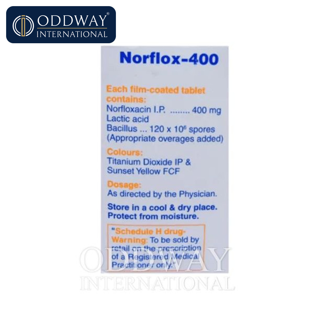 Norflox 400 mg Tablets supplier for importers and distributors