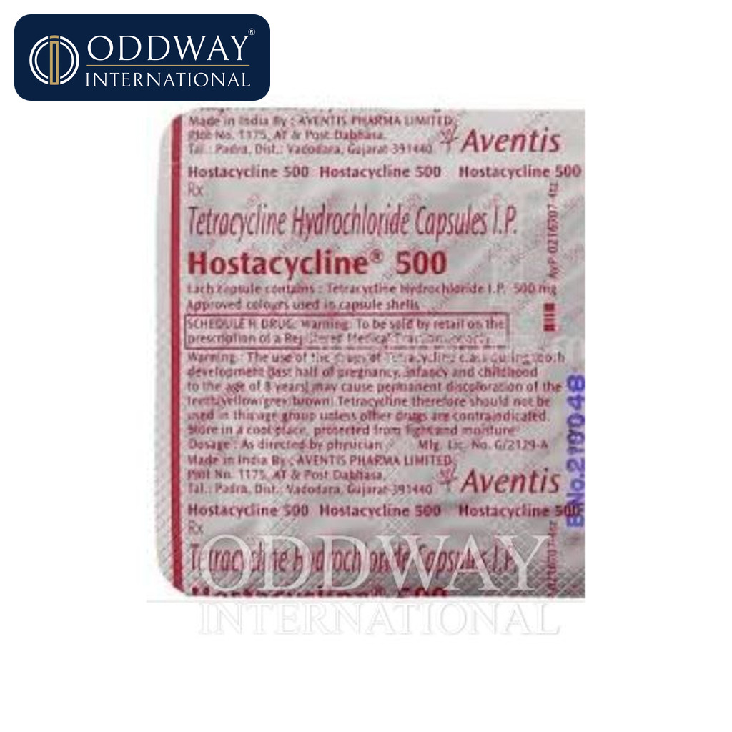 Tetracycline 500mg capsule exporter from India