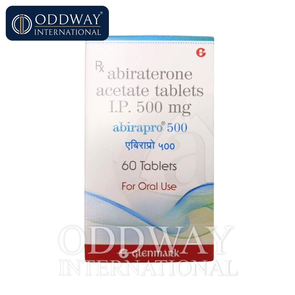 Abirapro 500 mg tablet by glenmark pharmaceuticals Abirapro 500 product image for availability and ordering enquiries