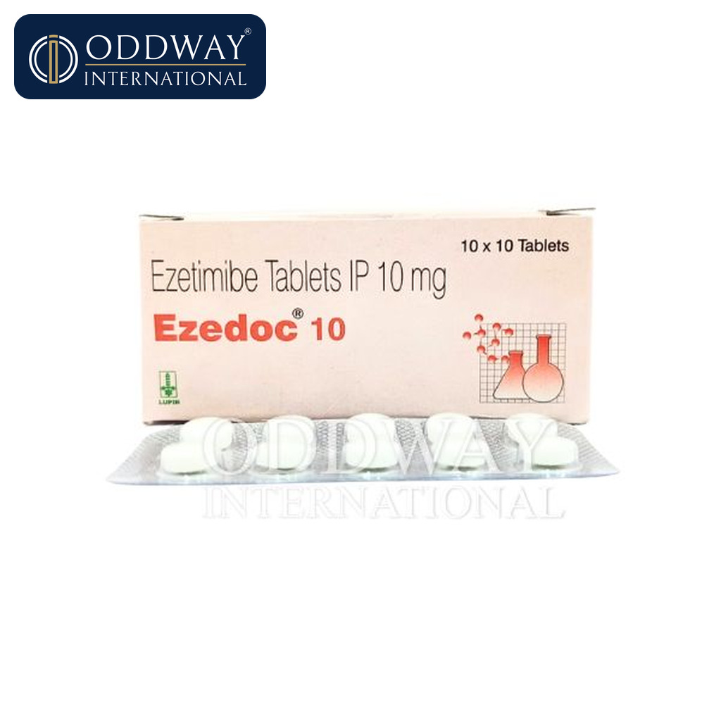 Ezetimibe 10 mg Tablet supplier from India with documentation support