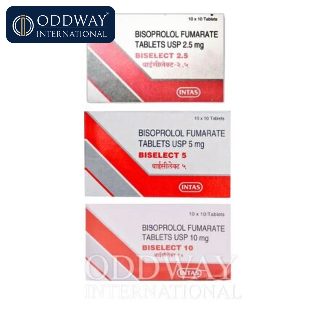 Bisoprolol 2.5 mg Tablet exporter with COA and compliance support