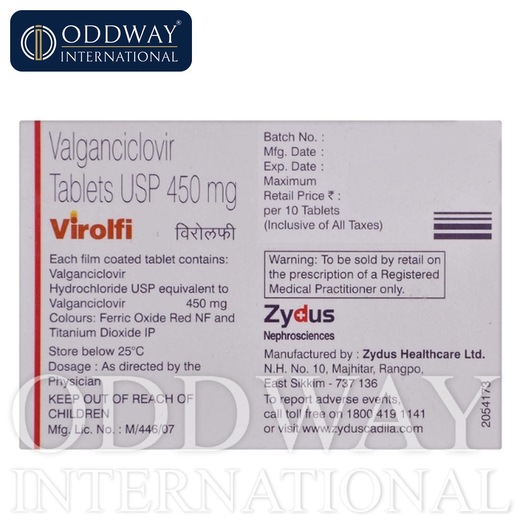 Virolfi 450 mg Tablets supplier for export orders