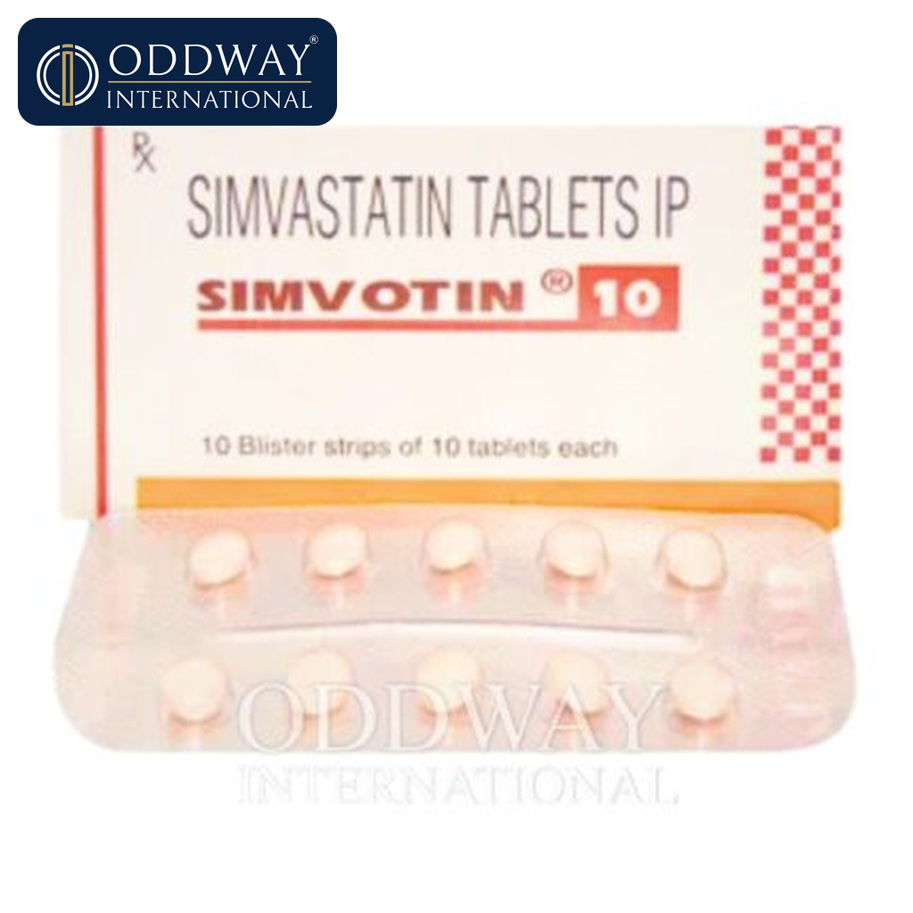 Simvotin 10 mg and 20 mg tablets for wholesale supply