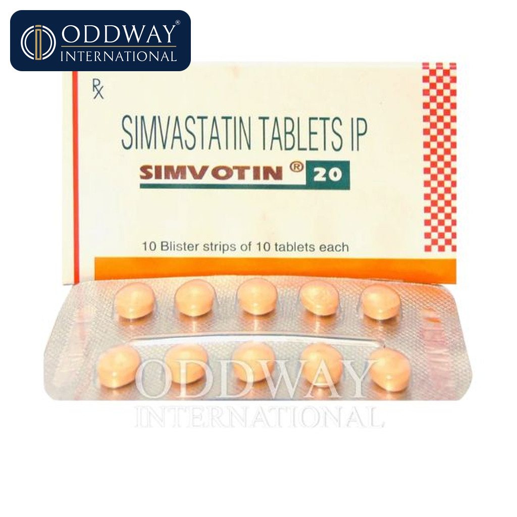 Bulk purchase Simvotin 10 mg 20 mg tablets for distributors