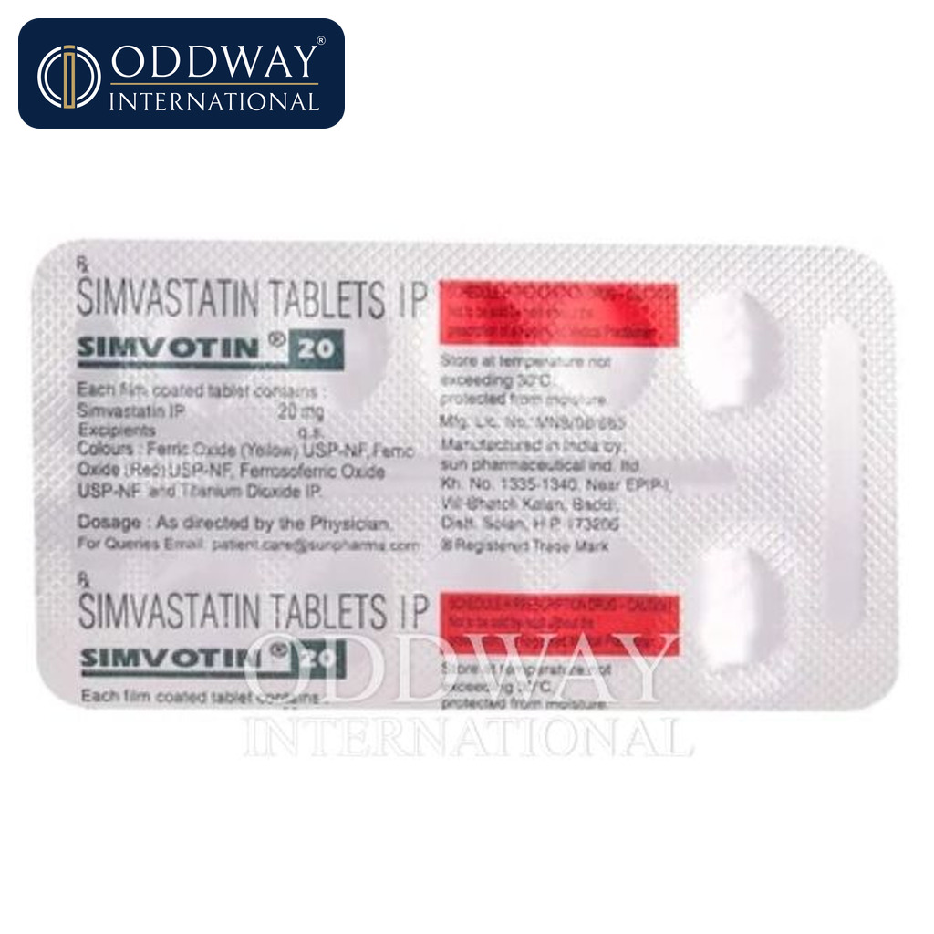 Simvotin tablets quality assurance and COA documentation support