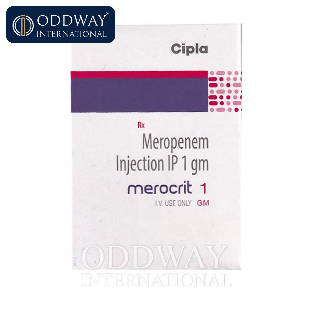 Merocrit 1gm Injection supplier for hospitals and distributors