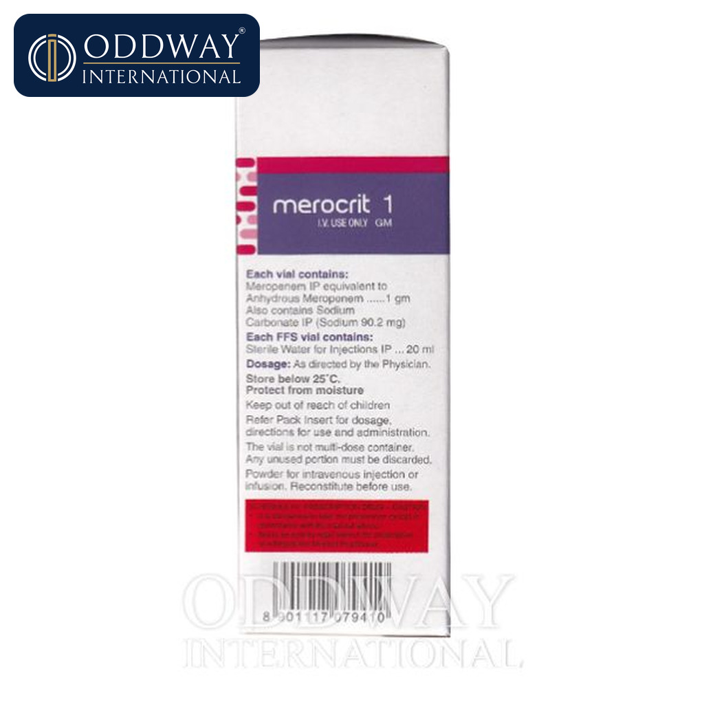 Bulk purchase Merocrit 1gm Injection MOQ and export-ready packing