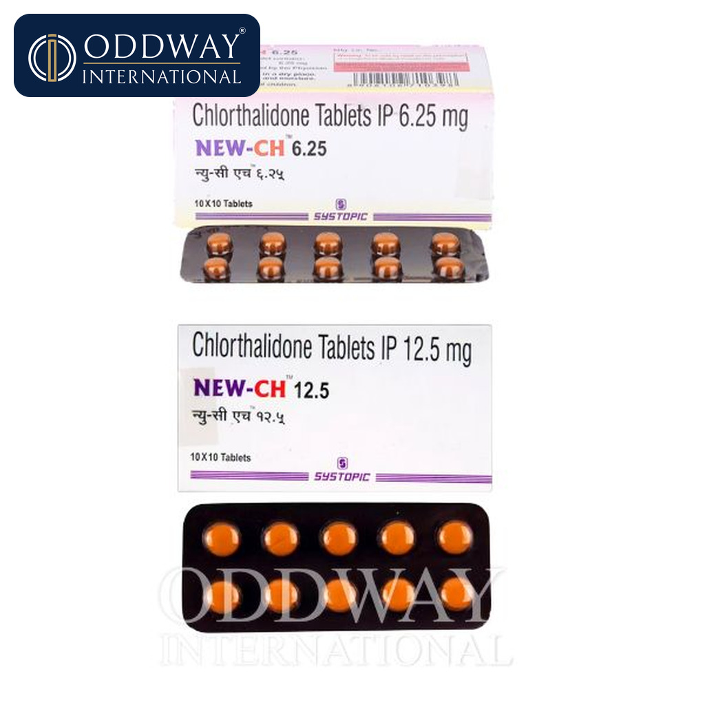 Chlorthalidone 25 mg Tablet exporter with COA documentation support