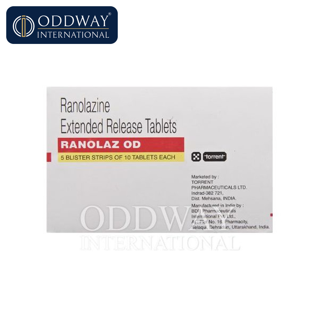Ranolaz OD 1000 mg Tablet price inquiry support for importers