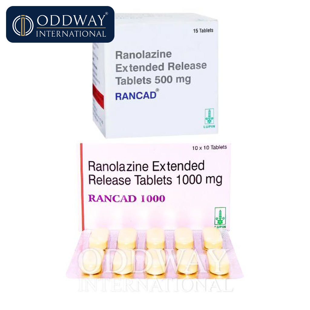 Ranolazine 500 mg Tablet generic supply from approved sources