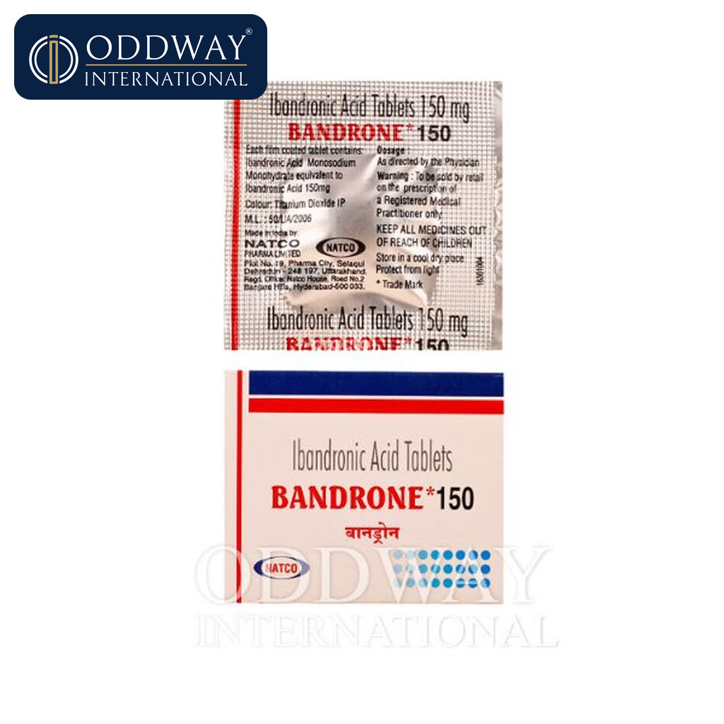 Bandrone 150 mg 정제 인도 수출 문서 지원