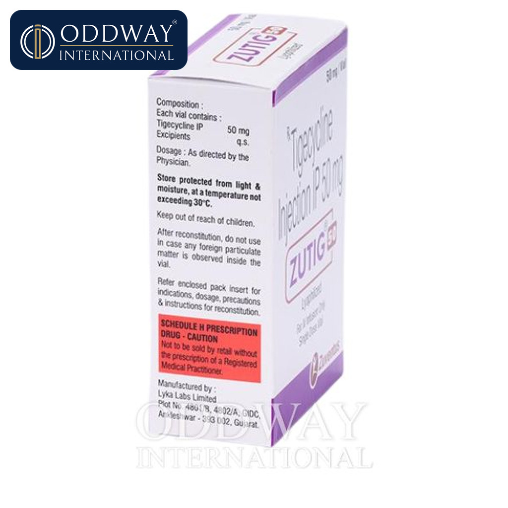 Bulk supplier Zutig 50 mg Injection for hospitals and distributors