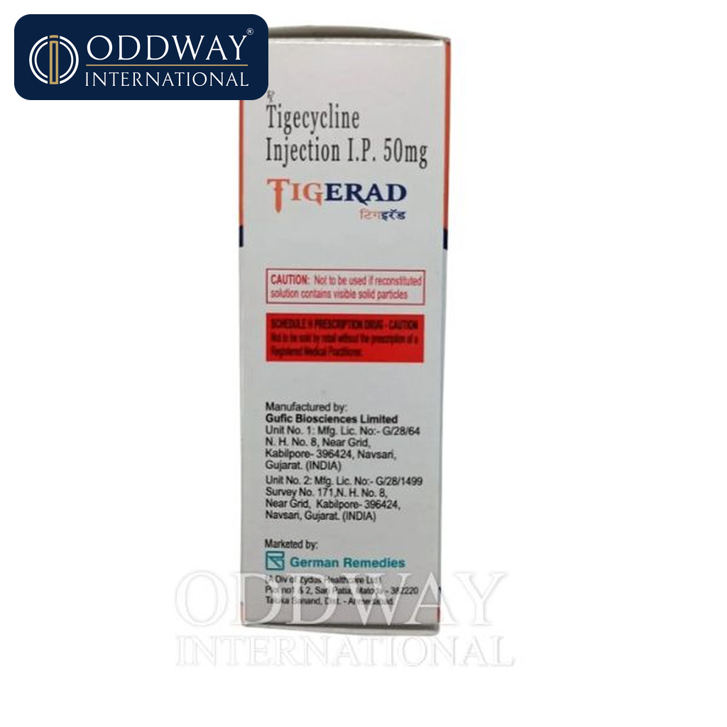 Tigerad Injection 50mg generic sourcing and export documentation