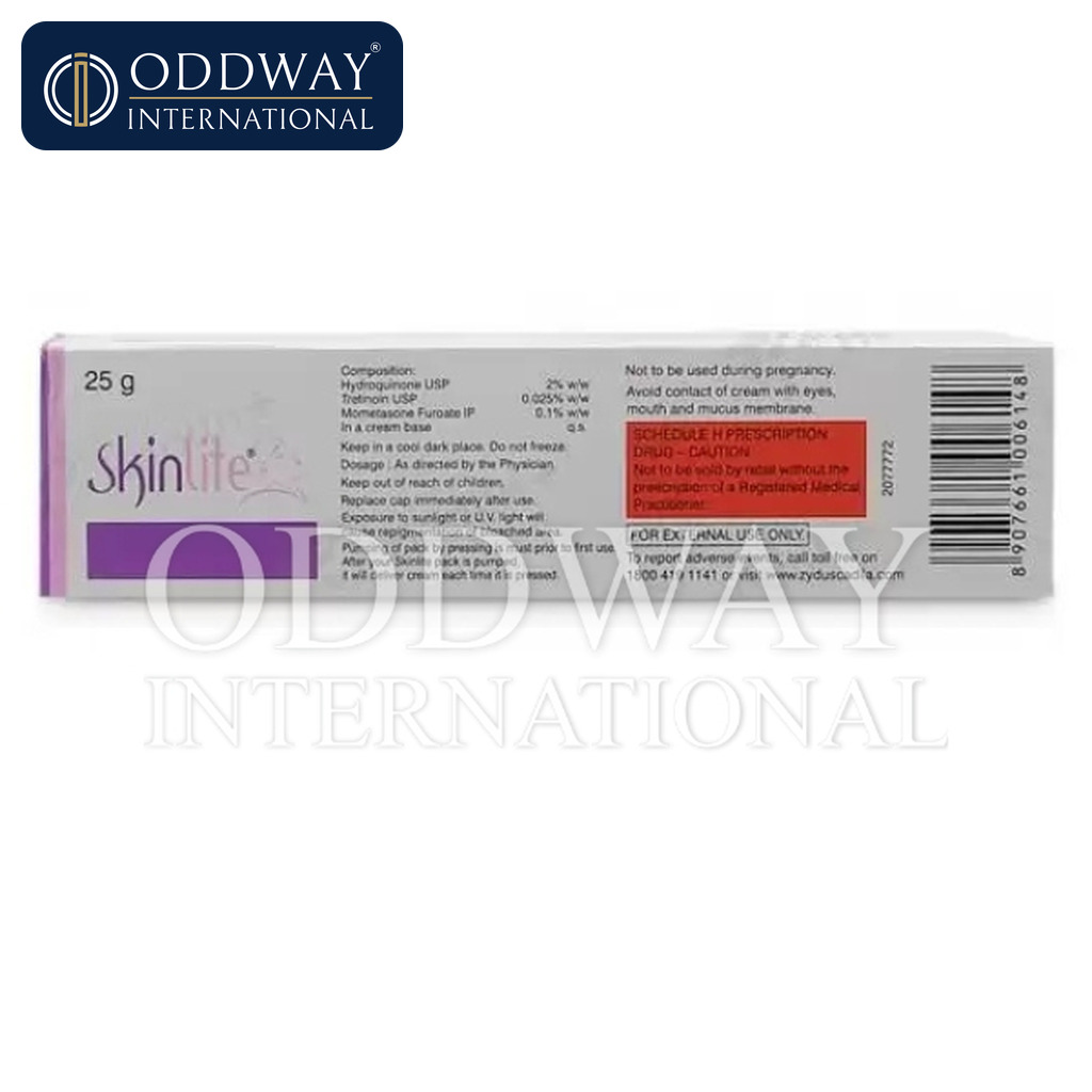 Skinlite Cream generic alternatives subject to local regulations