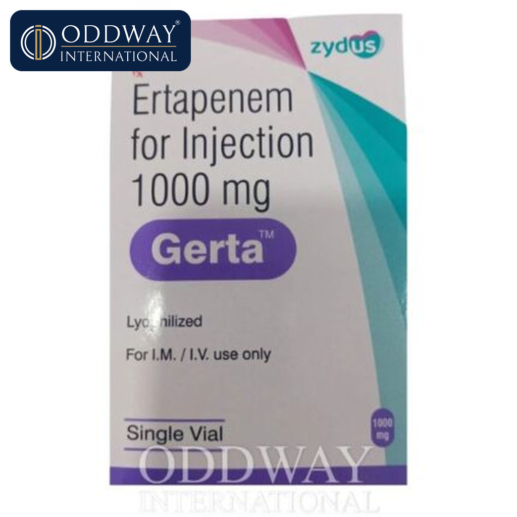 Ertapenem IV 1g exporter supply for hospitals and importers