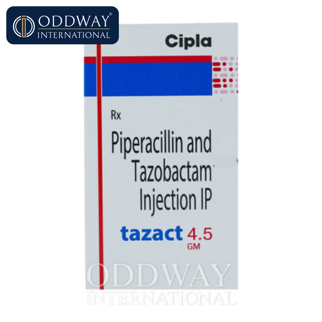 Tazact 4.5 gm exporter supply for licensed pharmaceutical importers