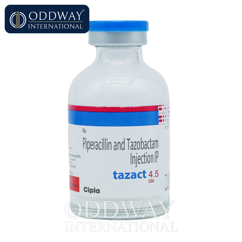 Tazact 4.5 gm supplier and exporter documentation support