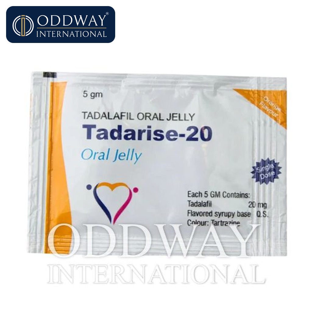 Tadarise Oral Jelly 20 mg export supply from India
