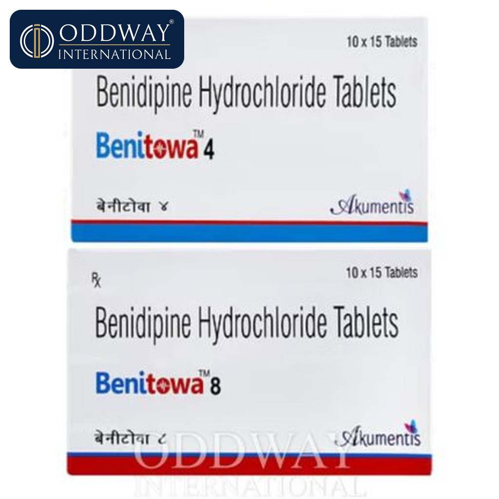 Benidipine 4 mg Tablet wholesale supply for international buyers