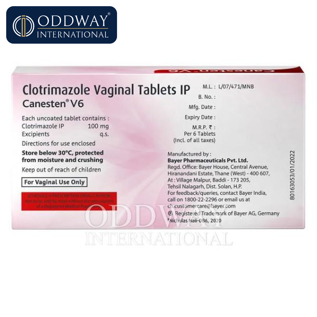 Proveedor de exportación de Comprimidos vaginales Canesten India