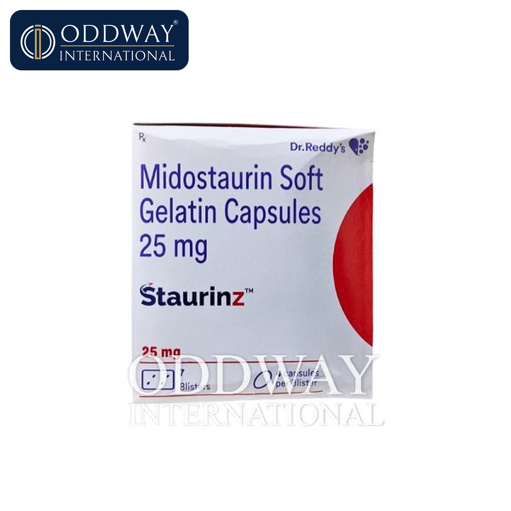 Midostaurin 25 mg Capsules export documentation support