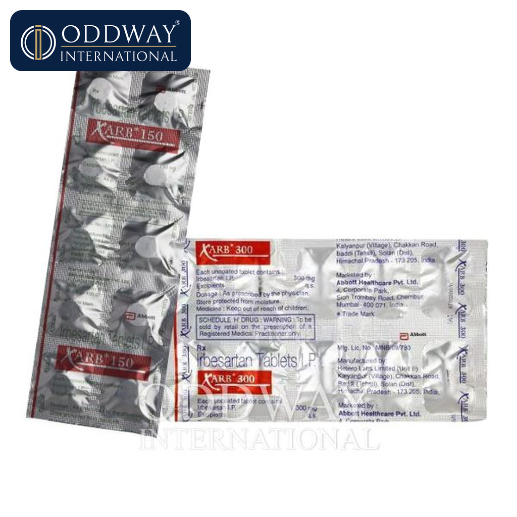 Irbesartan 300 mg Tablet exporter with international logistics support
