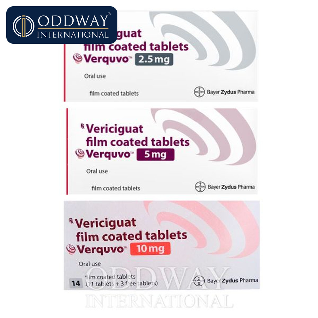 Vericiguat 2.5 mg Tablet supplier for international buyers
