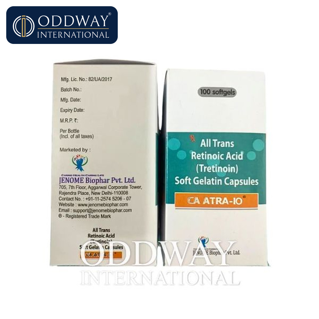 Tretinoin 10 mg capsules exporter from India for institutional supply
