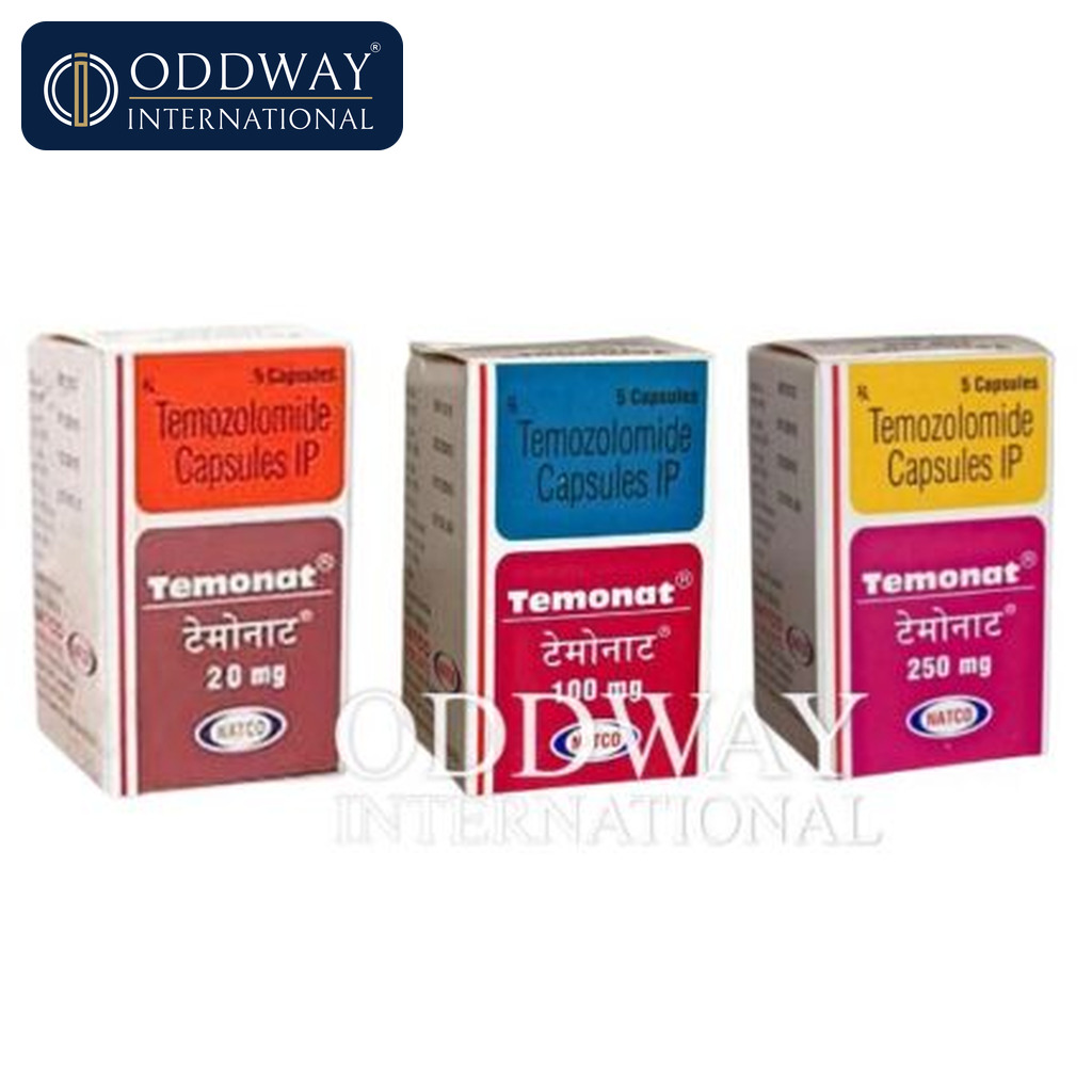 Temonat 100 mg and 250 mg capsules supplier for wholesale export