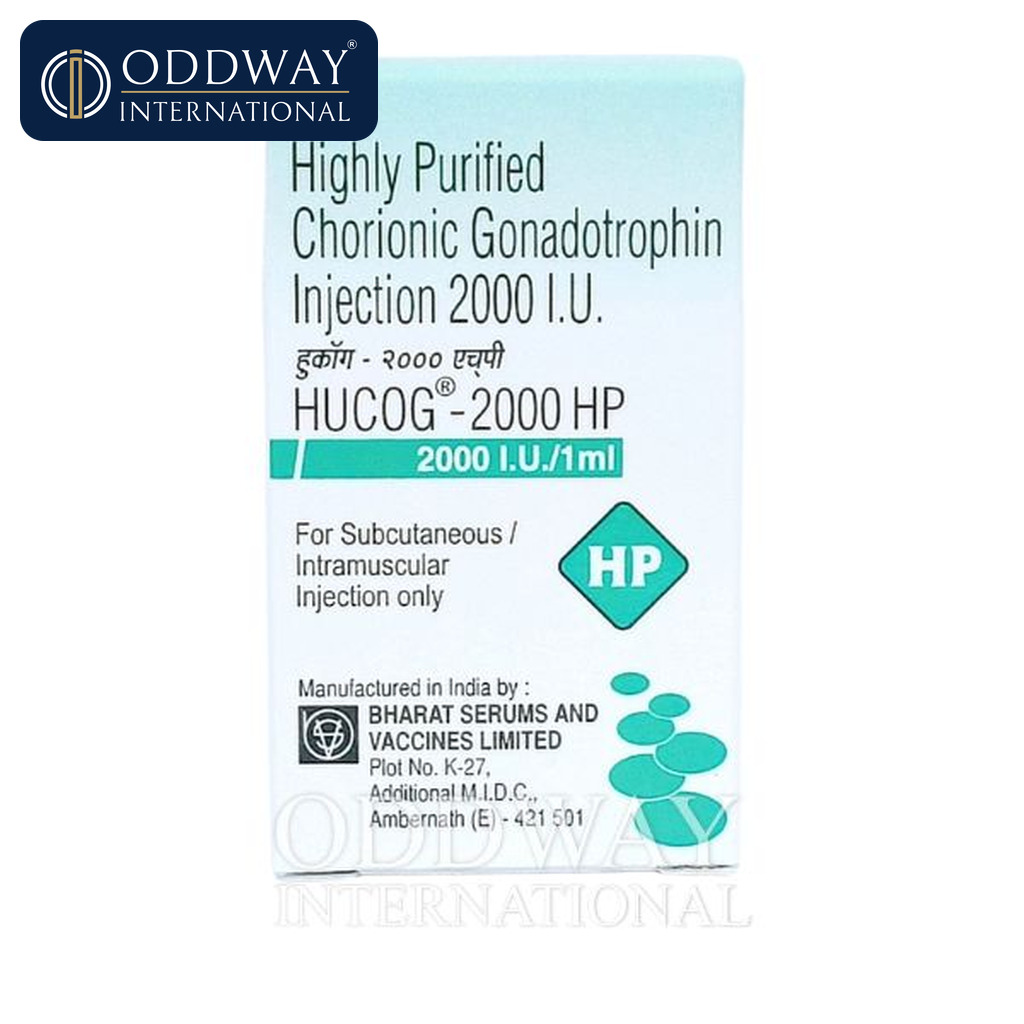 HCG 2000 Injection supplier from India with export documentation