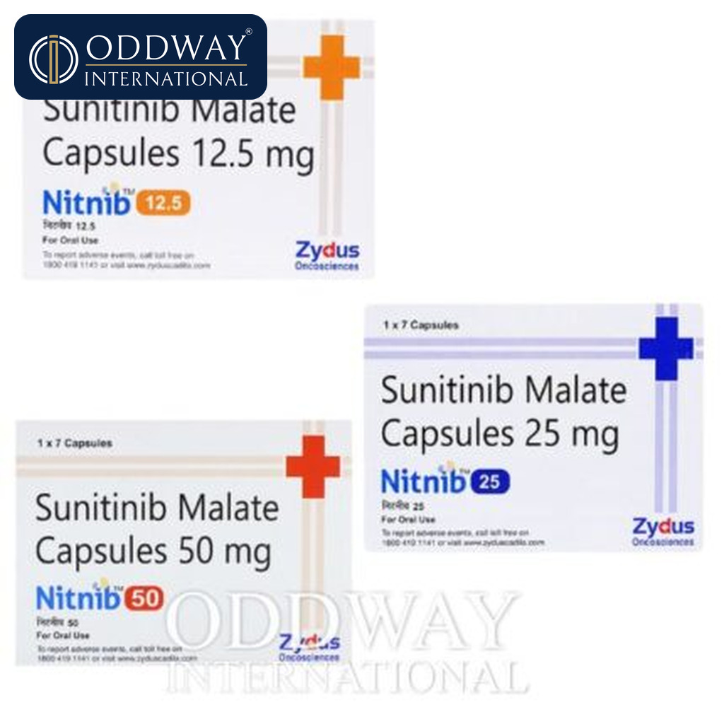 Sunitinib 50 mg 25 mg Capsules wholesale export supply
