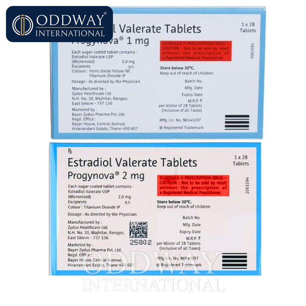 Progynova Tablets exporter with compliance documentation support