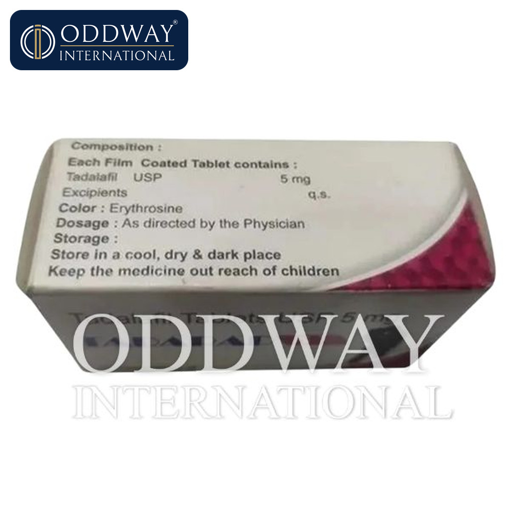 Tadarad 5mg Tablets export from India